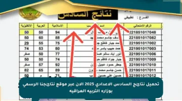 تحميل نتائج السادس الإعدادي 2025 الآن عبر موقع نتائجنا الرسمي بوزارة التربية العراقية